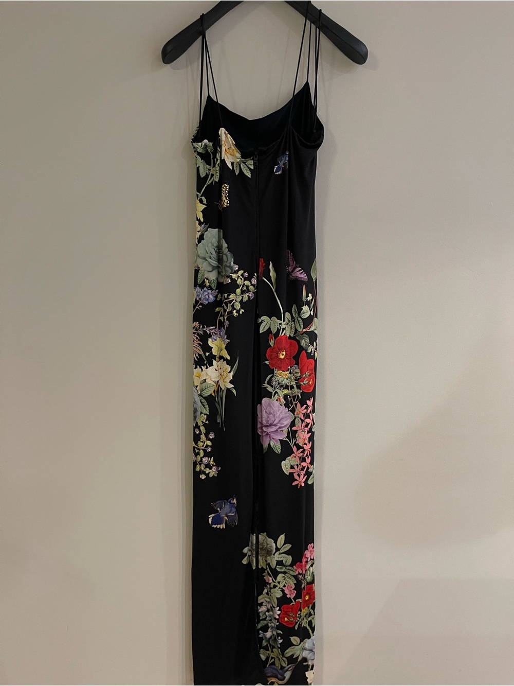NEW Alice + Olivia Fifi Maxi Dress In Black Size 10 - Picture 12 of 16